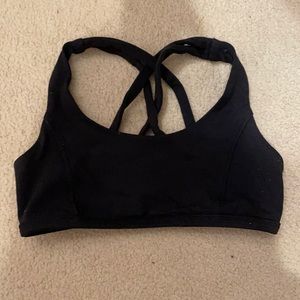XS Black Ivivva Sports Bra